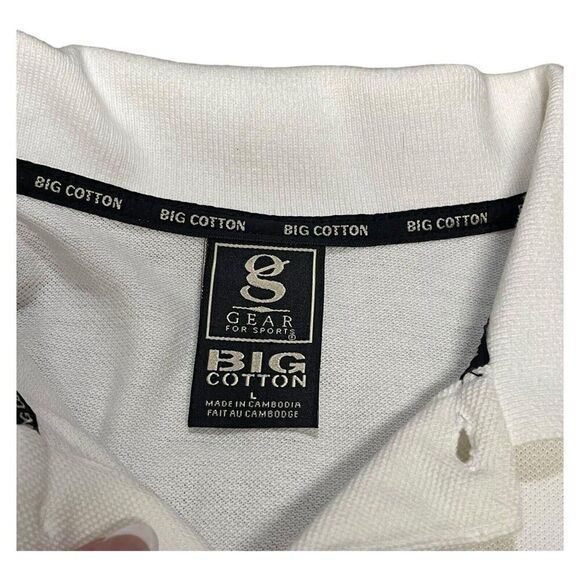 Big Cotton Sports NEW White Polo Shirt 25th US Senior Open Bellerive 2004 Large - Picture 3 of 5